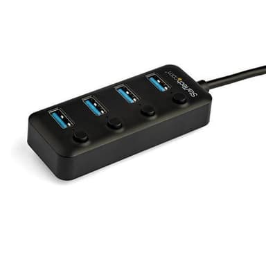 StarTech.com USB-C-hubb med 4 portar - USB-C till 4x USB 3.0 Type-A-portar med i