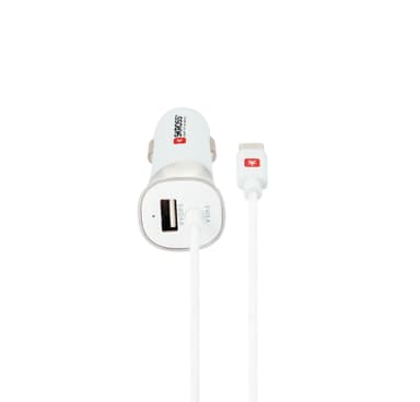 USB-billaddare med Typ-C-kabel (2.0)