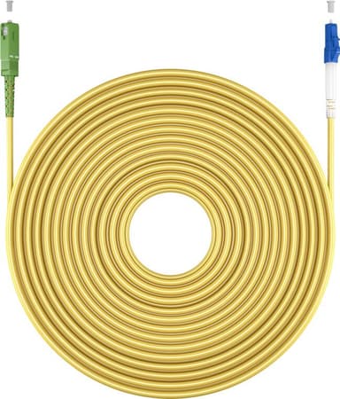 Goobay Fiberoptisk kabel (FTTH), Singlemode (OS2) Gul, Gul (Simplex), 2 m