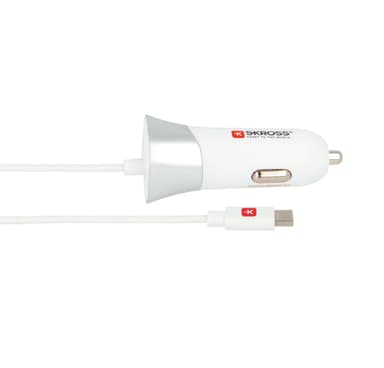 USB-billaddare med Typ-C-kabel (2.0)