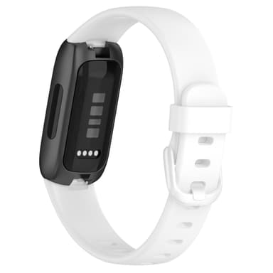 Klockband i silikon Hvit L Fitbit inspire 3