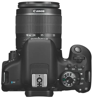Canon EOS 750D systemkamera + 18-55mm DC Irista-sett