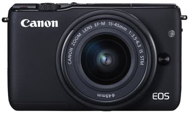 Canon EOS M10 SLT kamera + 15-45 mm objektiv (sort)