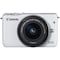 Canon EOS M10 SLT kamera + 15-45 mm objektiv (hvit)