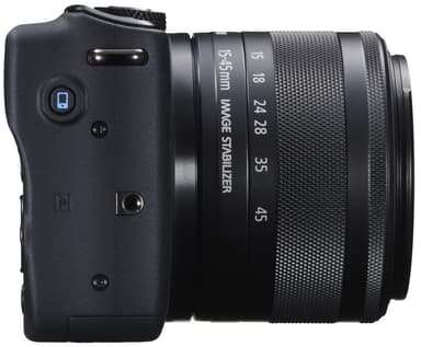 Canon EOS M10 SLT kamera + 15-45 mm objektiv (sort)