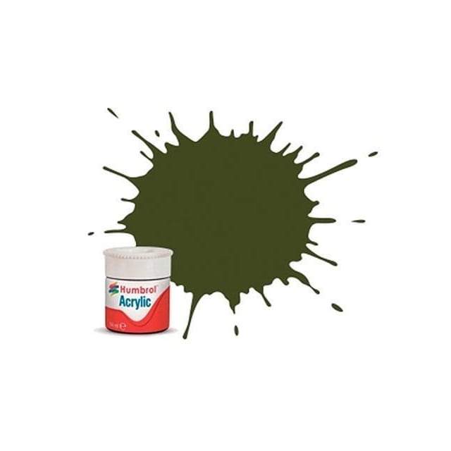 Acrylic maling olive drab 14ml - Mat - replaced