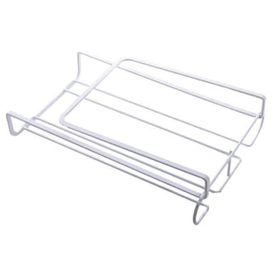 Vin glass henger i metall for 6 glass, Hvit