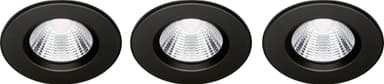 Philips Dive Ceiling spotlys 5,5W 3-pakning (sort)