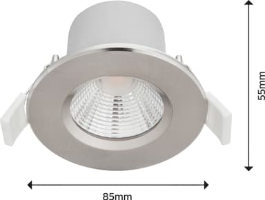 Philips Dive Ceiling spotlys 5,5W (sølv)