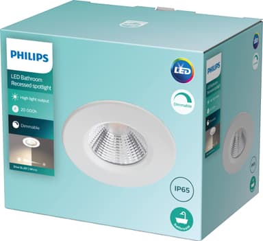 Dykk LED spot 85mm 5.5W 350lm 2700K dim IP65