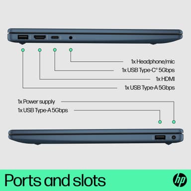 HP Laptop 14-ep0875no i5-13/16/512 14" bærbar PC