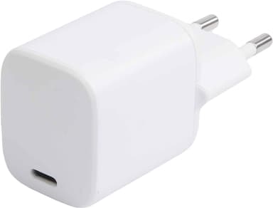 Sandstrøm USB-C 30W GaN lader med USB-C kabel