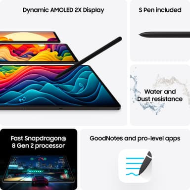 Samsung Galaxy Tab S9 5G nettbrett 8/128GB (grafitt)