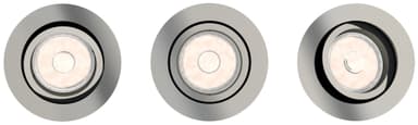 Philips Donegal Ceiling armatur GU10 3-pakning (sølv)