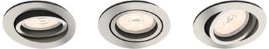 Philips Donegal Ceiling armatur GU10 3-pakning (sølv)