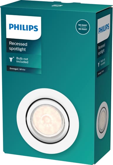 Philips Donegal Ceiling armatur GU10 (hvit)
