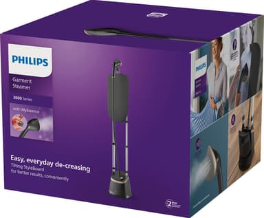 Philips 3000 series stående steamer STE3170/80 (sort)