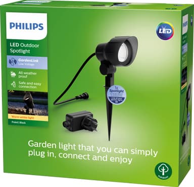 Philips GardenLink LV utendørs spotlys 24W sett