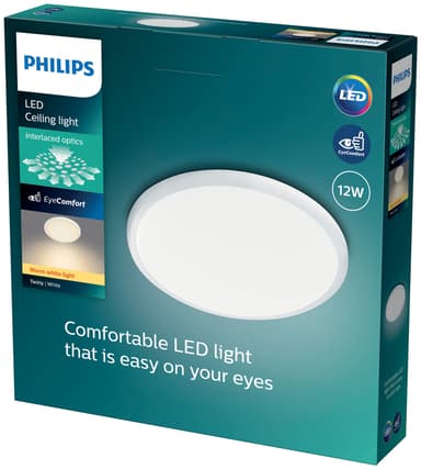 Philips Twirly Plafond 12W (hvit)