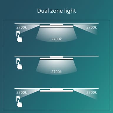Philips Ozziet taklys 22W (sort)