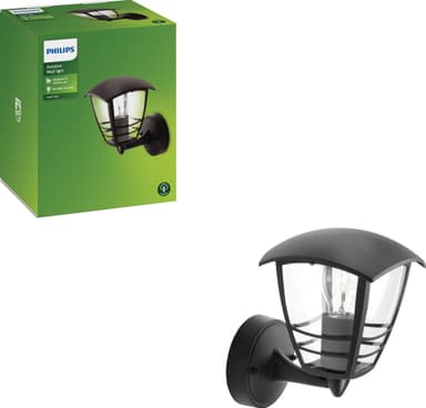Philips Creek utendørs vegglanterne E27