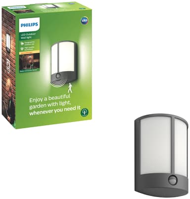 Philips Stock IR utendørs vegglanterne 5,5W