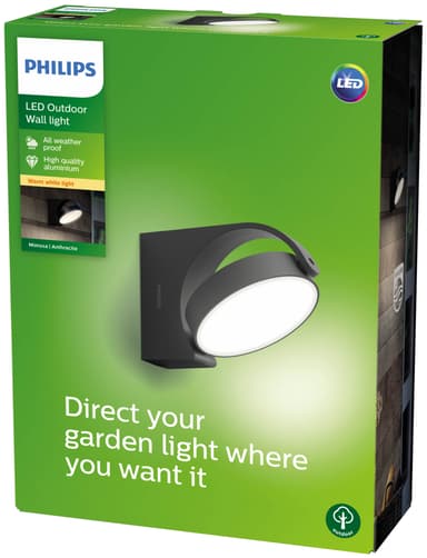 Philips Mimosa utendørs vegglampe 7W