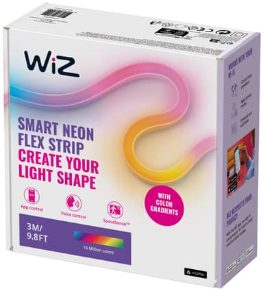 Wiz Connected Neon Flex lysstripe 24W (3m)