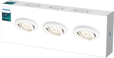 Philips Enif Ceiling armatur GU10 3-pakning
