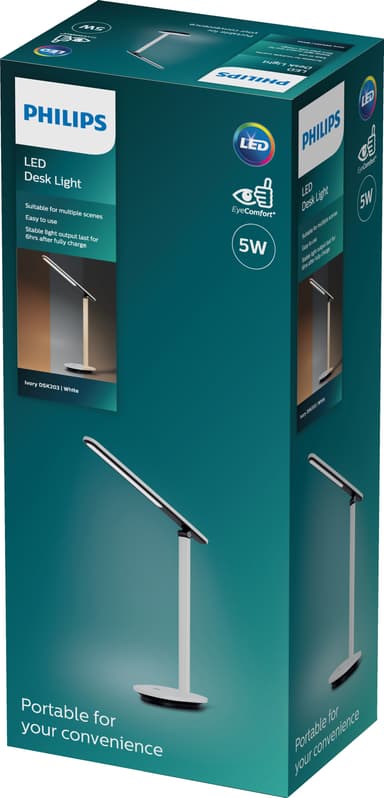Philips Ivory skrivebordslampe 5W
