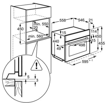 Electrolux kompakt stekeovn EVY7800AAV