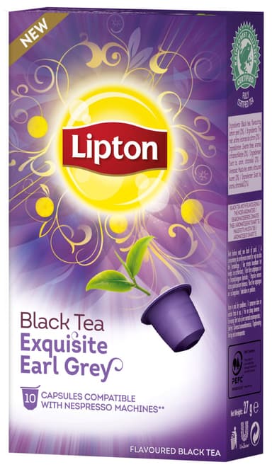 Lipton tekapsler - Black Tea Exquisite Earl Grey