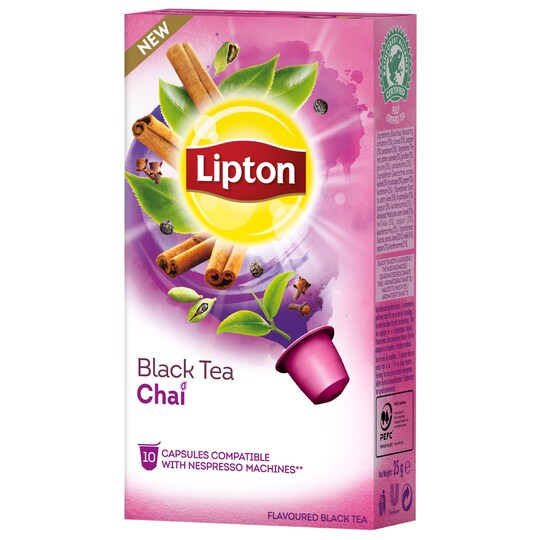 Lipton tekapsler - Black Tea Chai