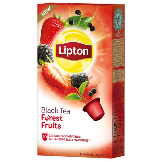 Lipton tekapsler - Black Tea Forest Fruit