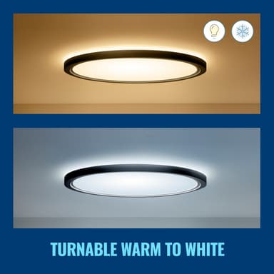 WiZ SuperSlim taklampe 32W RGB (sort)