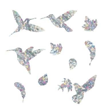 Hummingbird Anti-Collision Window Clings 2 ark