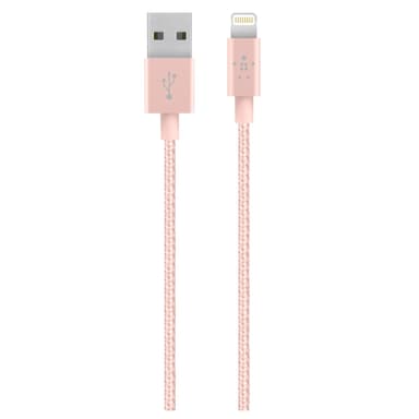 Belkin Premium Lightning-kabel (rosegull)