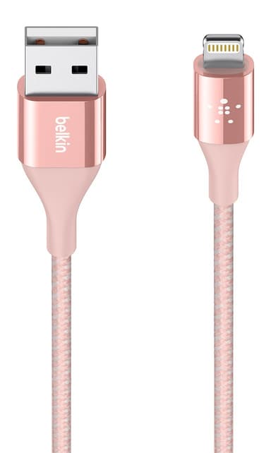 Belkin Premium kevlar Lightning kabel (rosegull)