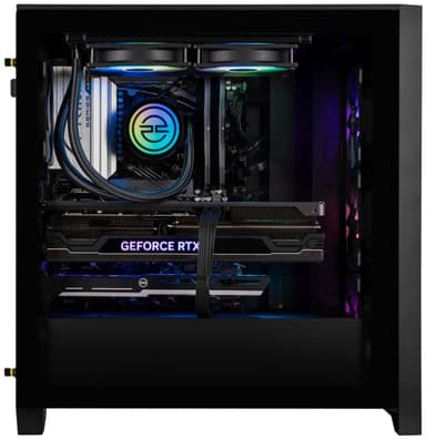PCSpecialist Ultra 610 R7-7X3D/32/2000/4070Ti stasjonær gaming-PC