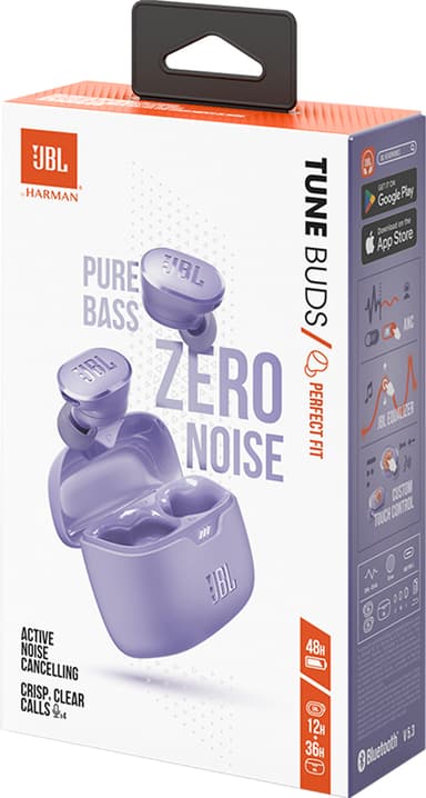 JBL Tune Buds helt trådløse in-ear hodetelefoner (lilla)