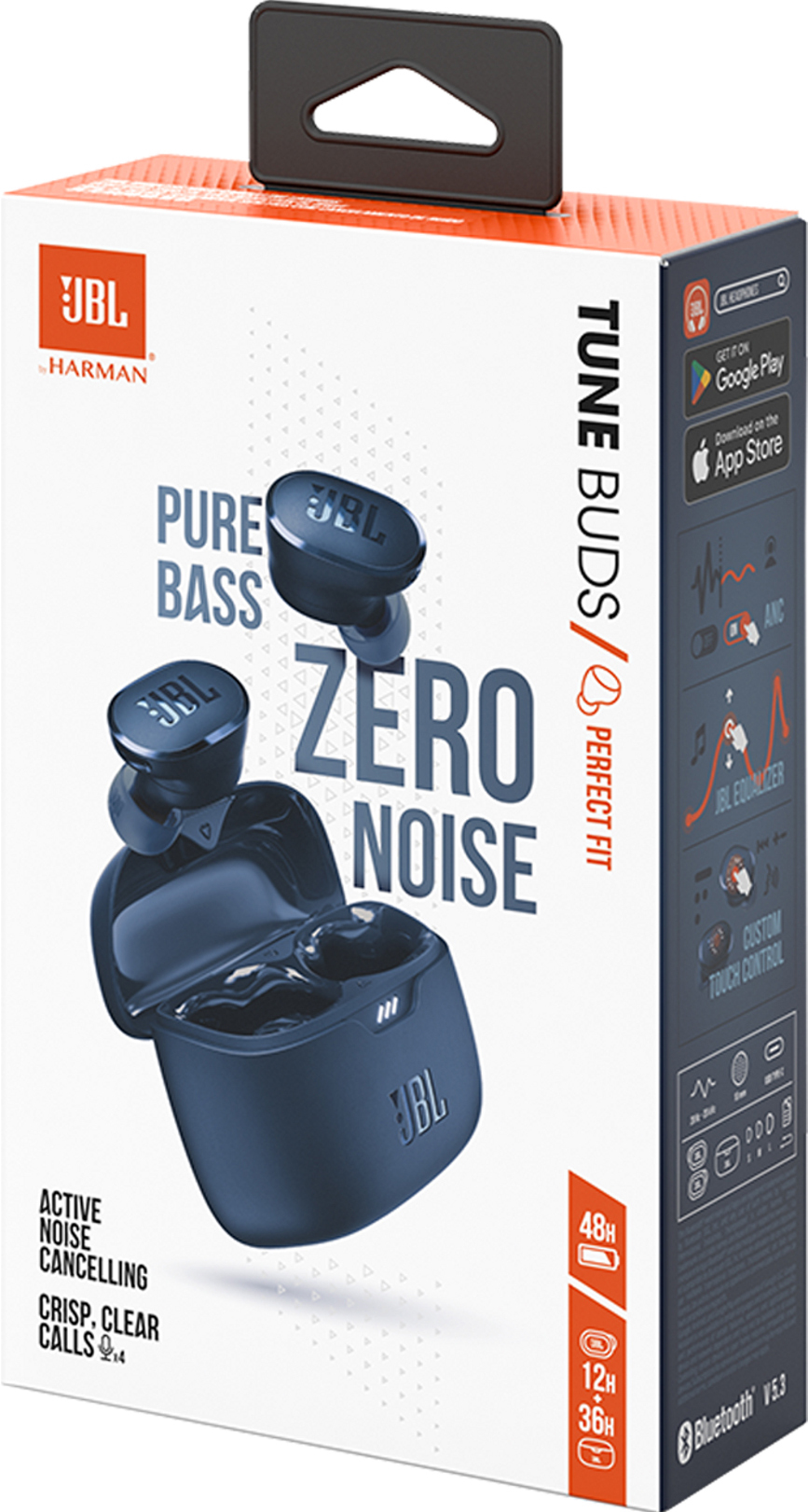 JBL Tune Buds helt trådløse in-ear hodetelefoner (blå)
