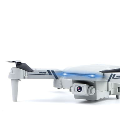 Drone med dobbeltkamera, én nøkkelkontroll, 3 hastigheter Grå
