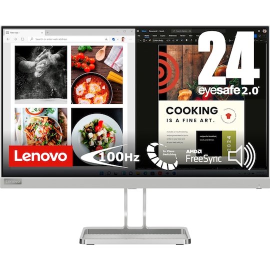 Lenovo L24i-40 23,8" IPS WLED skjerm