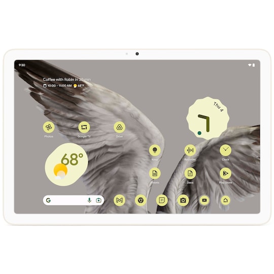 Google Pixel Tablet 11" m/høyttaler ladedokk 8/128GB (porselen)