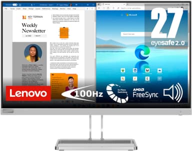 Lenovo L27i-40 27" IPS WLED skjerm