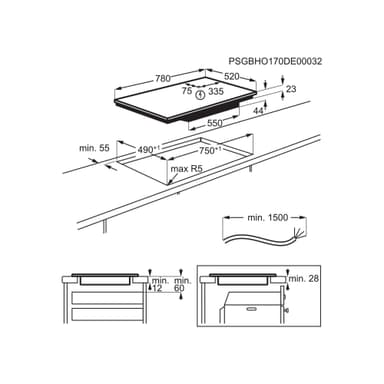 AEG Platetopp IKE84475FB