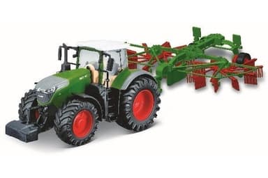 Tractor w/whirl rake Fendt 1050 Vario 10cm Grön