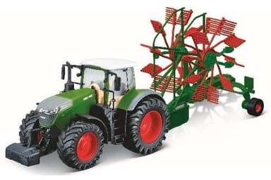 Tractor w/whirl rake Fendt 1050 Vario 10cm Grön