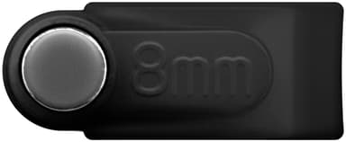 Goobay Kabelklemme 8 mm, sort