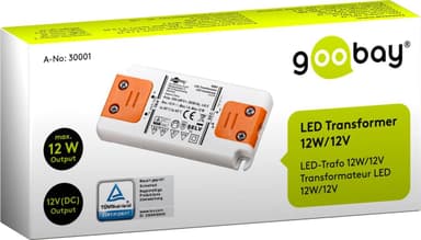 LED-transformator 12 V (DC)/12 W